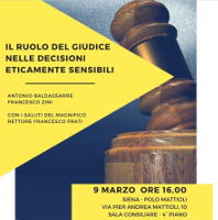 Il ruolo del giudice nelle decisioni eticamente sensibili