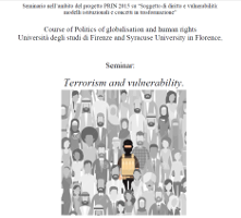 (Italiano) Terrorism and vulnerability