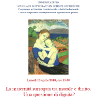 La maternità surrogata tra morale e diritto. Una questione di dignità?