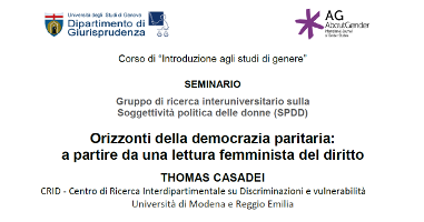 (Italiano) Orizzonti della democrazia paritaria: a partire da una lettura femminista del diritto