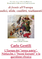 (Italiano) L’Europa dei “senza patria”. Nietzsche, i “buoni Europei” e la questione ebraica