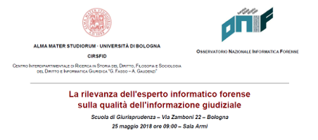 (Italiano) La rilevanza dell’esperto informatico forense sulla qualità dell’informazione giudiziale