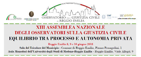 Equilibrio tra processo e autonomia privata