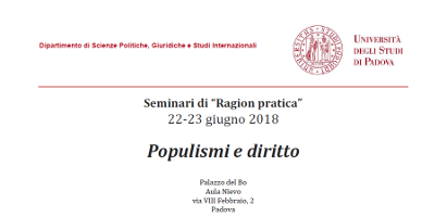 (Italiano) Populismi e diritto