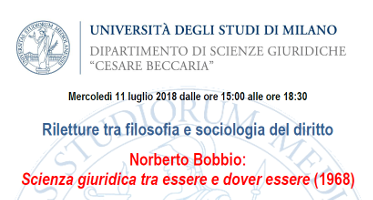 (Italiano) Norberto Bobbio: Scienza giuridica tra essere e dover essere (1968)