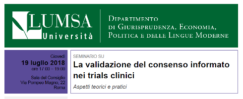 (Italiano) La validazione del consenso informato nei trials clinici