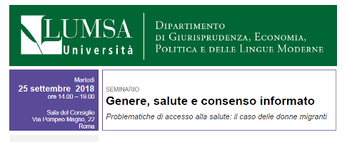 Genere, salute e consenso informato