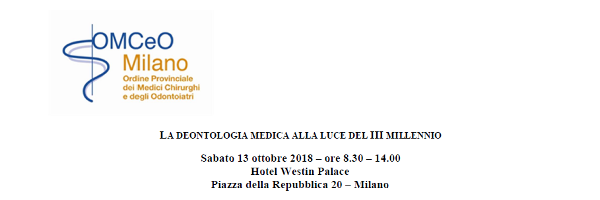 La deontologia medica alla luce del III millennio