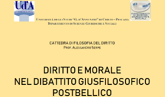 Diritto e morale nel dibattito giusfilosofico postbellico