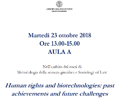 (Italiano) Human rights and biotechnologies: past achievements and future challenges