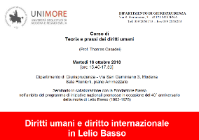 Diritti umani e diritto internazionale in Lelio Basso