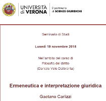 Ermeneutica e interpretazione giuridica