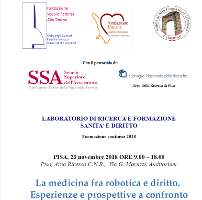 (Italiano) La medicina fra robotica e diritto. Esperienze e prospettive a confronto