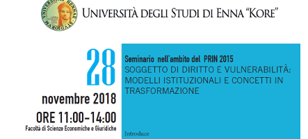 Soggetto di diritto e vulnerabilità: modelli istituzionali e concetti in trasformazione