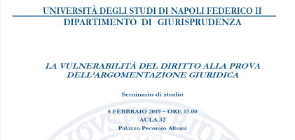 (Italiano) La vulnerabilità del diritto alla prova dell’argomentazione giuridica