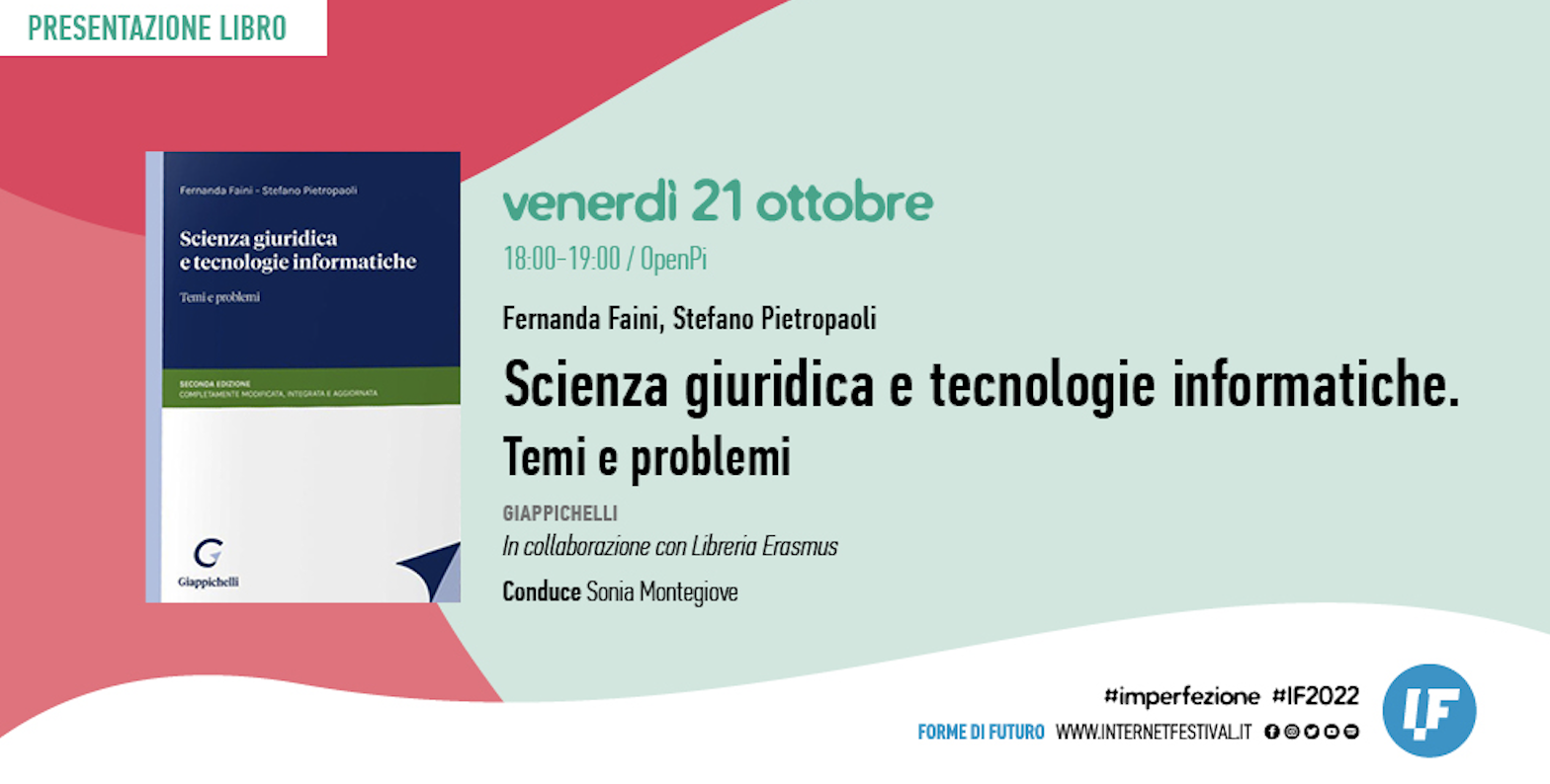 (Italiano) 21 ottobre 2022 – Scienza giuridica e tecnologie informatiche. Temi e problemi