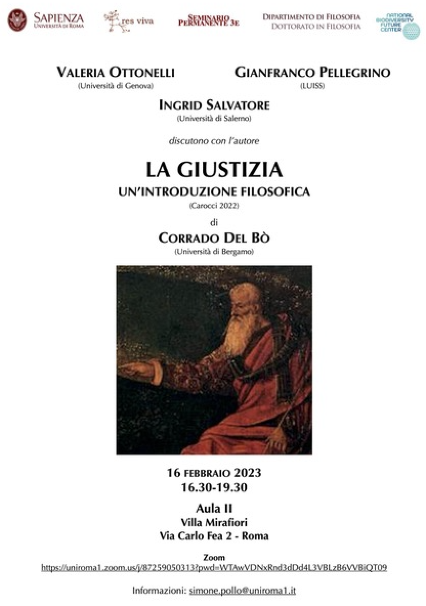 (Italiano) 16 febbraio 2023 – La giustizia. Un’introduzione filosofica