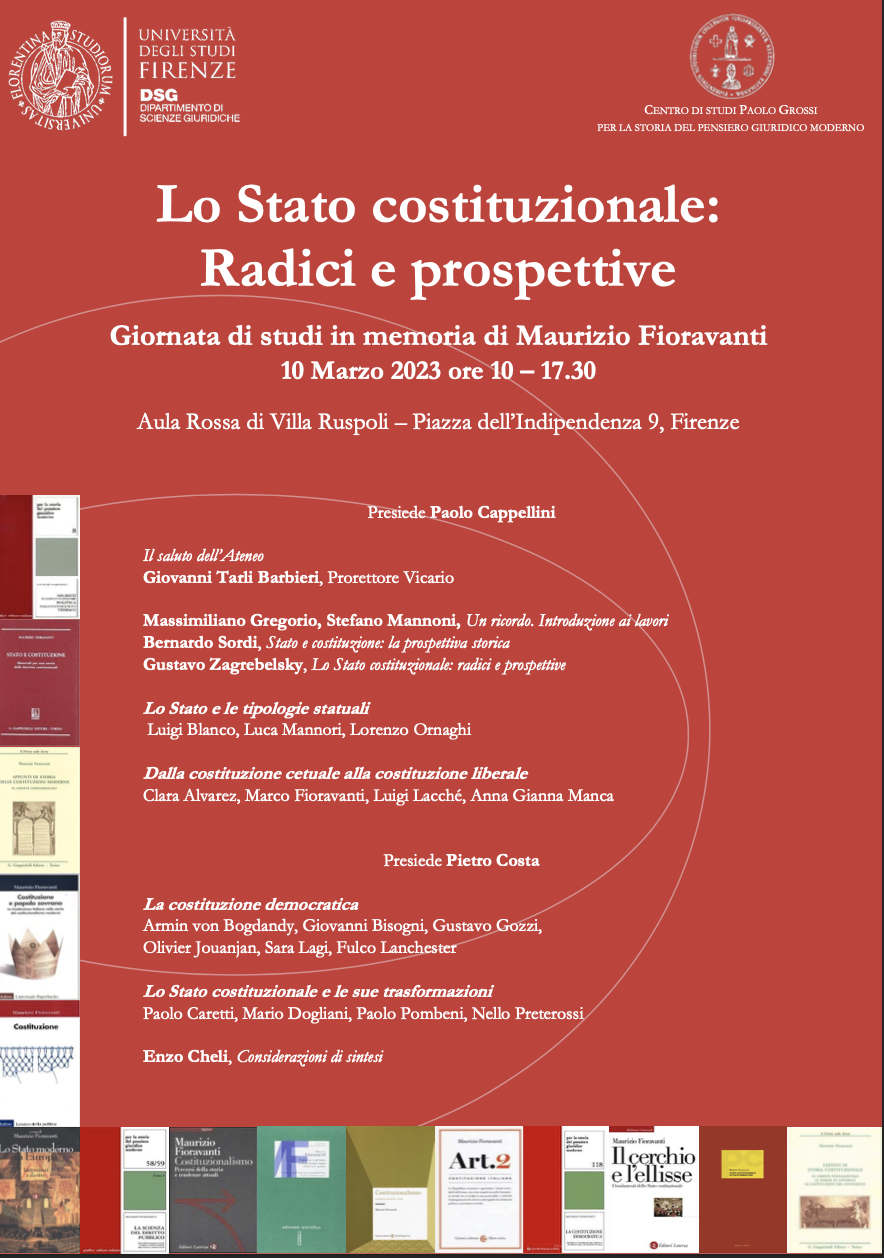 (Italiano) 10 Marzo 2023 – Lo Stato costituzionale: Radici e prospettive