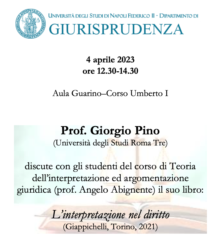 (Italiano) 4 aprile 2023 – L’interpretazione nel diritto