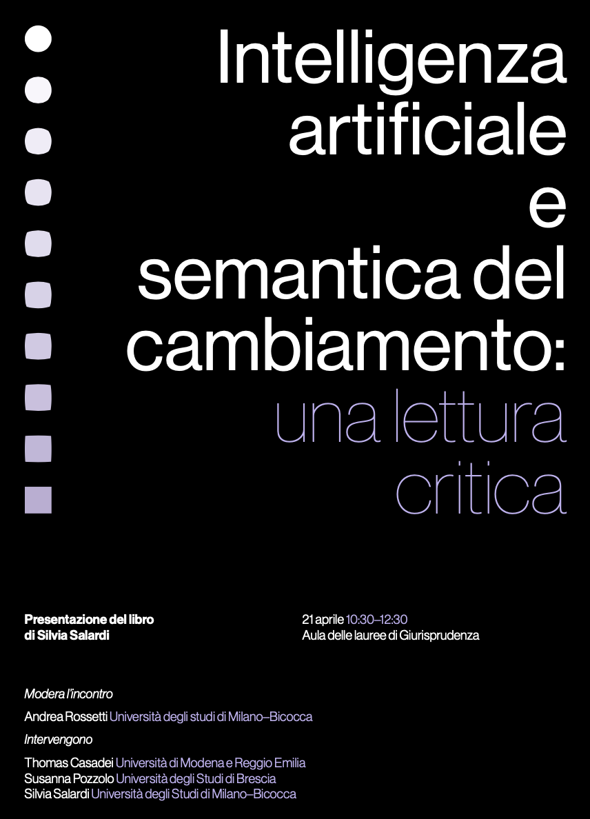 (Italiano) 21 aprile 2023 – Intelligenza artificiale e semantica del cambiamento: una lettura critica