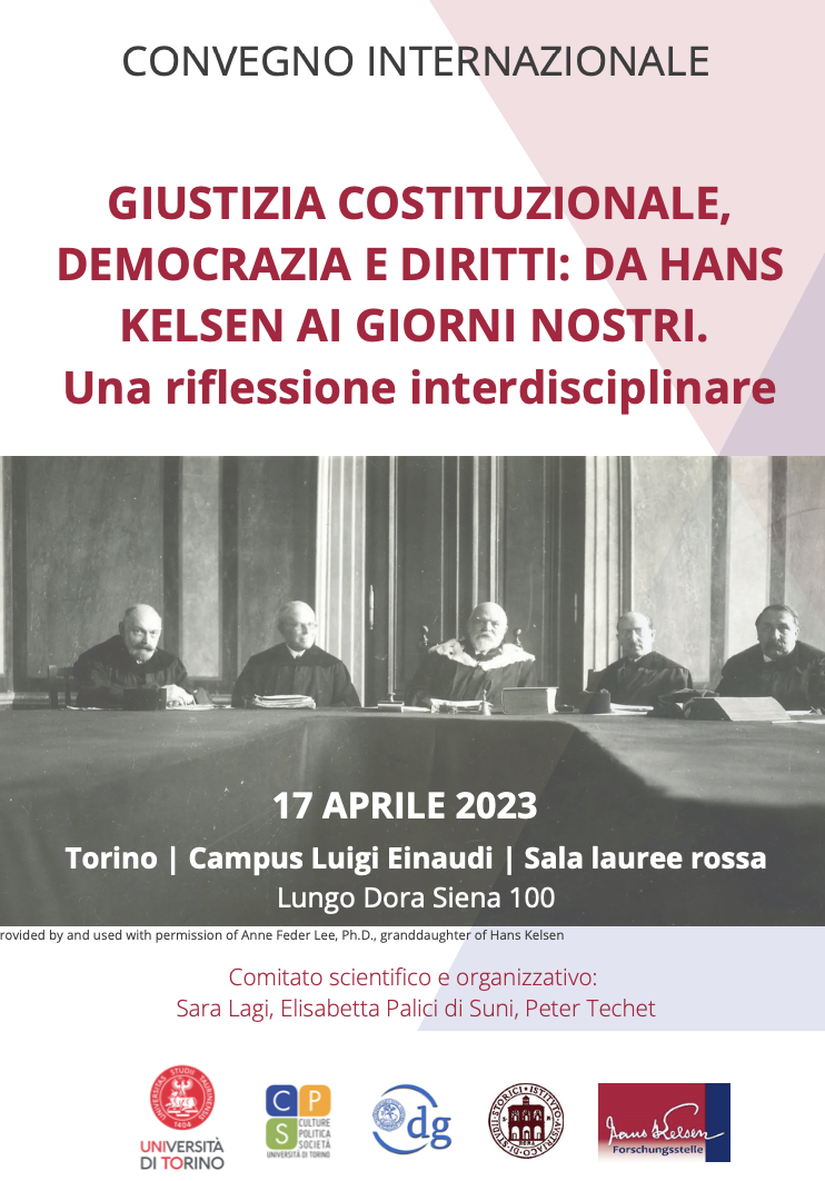 (Italiano) 17 aprile 2023 – Giustizia costituzionale, democrazia e diritti: da Hans Kelsen ai giorni nostri. Una riflessione interdisciplinare
